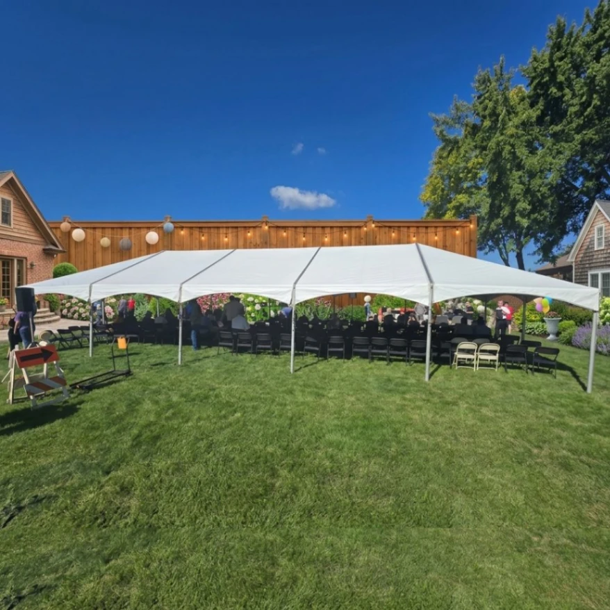 large format event tent park district rental for Long Grove IL events in ZIP code 60047