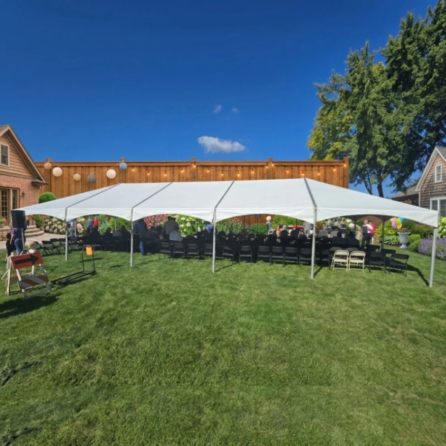 large format event tent park district rental for Long Grove IL events in ZIP code 60047