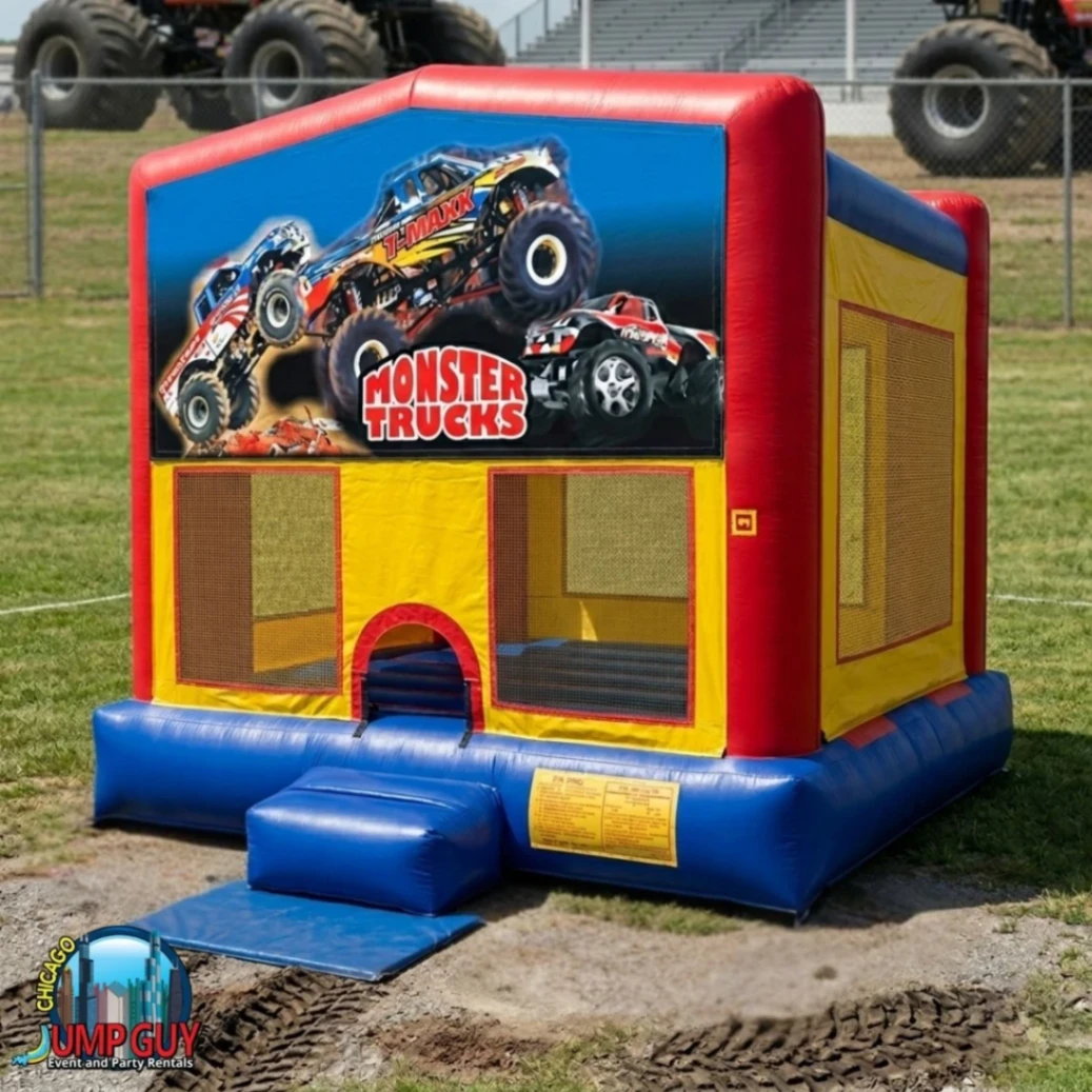 monster truck bounce house rental for Long Grove IL events in ZIP code 60047