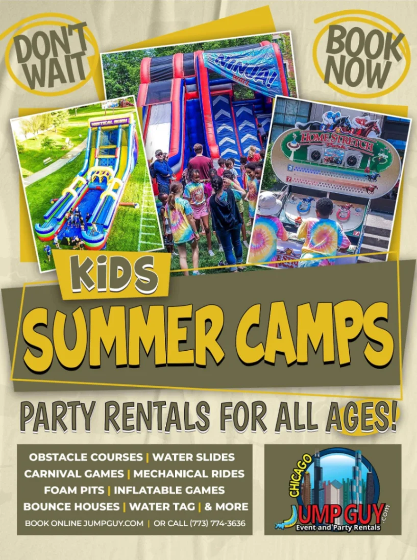 summer camps hero banner rental for Long Grove IL events in ZIP code 60047